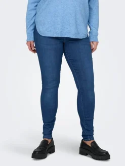 Only Carmakoma Farkut*farkut Carstorm HW Push Up Light medium blue denim
