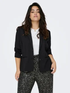 Only Carmakoma Jakut, Bleiserit Ja Farkkutakit*jakku Cargoldtrash Life LS Black