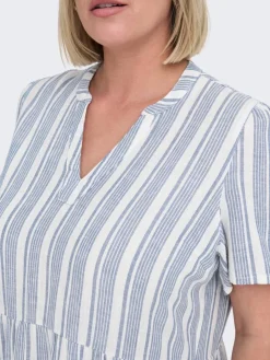Only Carmakoma Vapaa-Ajan Mekot*mekko Cartiri-caro Coronet blue bright white