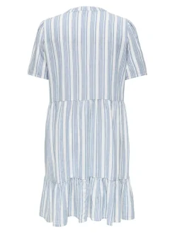 Only Carmakoma Vapaa-Ajan Mekot*mekko Cartiri-caro Coronet blue bright white