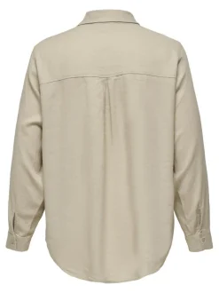 Only Carmakoma Puserot*paita Carcaro L/S Oxford tan