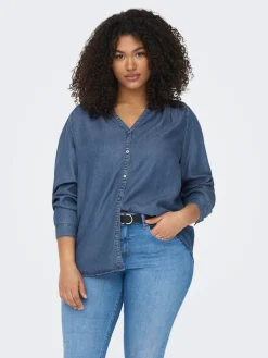 Only Carmakoma Puserot*pusero Carsema Medium blue denim