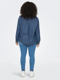 Only Carmakoma Puserot*pusero Carsema Medium blue denim