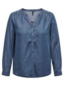 Only Carmakoma Puserot*pusero Carsema Medium blue denim