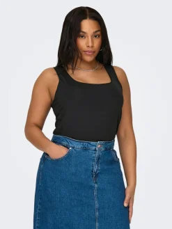 Only Carmakoma Topit*toppi Carea S/L 2-Ways Black