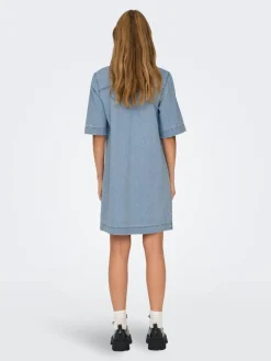 Only Vapaa-Ajan Mekot*farkkumekko Onlbelle S/S Light Blue Denim