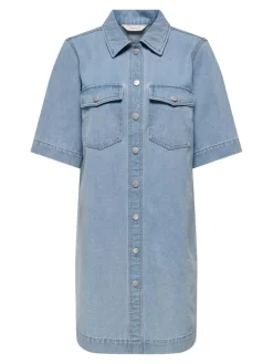 Only Vapaa-Ajan Mekot*farkkumekko Onlbelle S/S Light Blue Denim