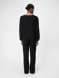 Only Puserot*kauluspaita Onlnova Life Vis L/S Maya Black