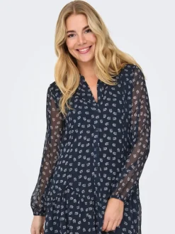Only Vapaa-Ajan Mekot*mekko Onlemilie Night sky lya flower