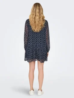 Only Vapaa-Ajan Mekot*mekko Onlemilie Night sky lya flower