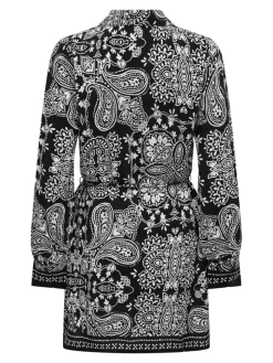 Only Vapaa-Ajan Mekot*mekko Onlemza Aja Black ethnic paisley