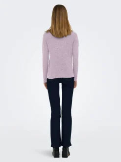 Only Neulepuserot*neule Onlcamilla O-neck L/S Lavendula melange