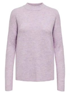Only Neulepuserot*neule Onlcamilla O-neck L/S Lavendula melange