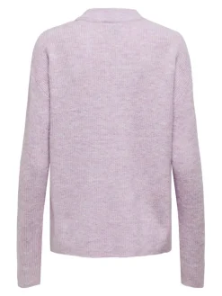 Only Neulepuserot*neule Onlcamilla O-neck L/S Lavendula melange
