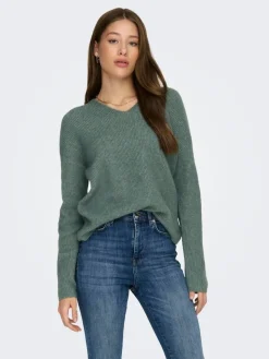 Only Neulepuserot*neule Onlcamilla V-neck