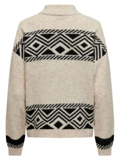 Only Neulepuserot*neule Onlvictoria L/S Highneck Pumice stone