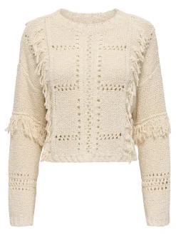Only Neulepuserot*neule rsa Life LS Fringe Birch