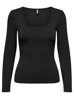 Only Trikoopaidat Ja Colleget*paita Onlea L/S Black