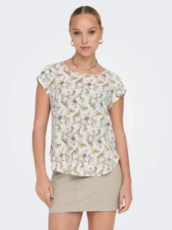 Only Puserot*pusero 15161116 Onlvic White stilky flower