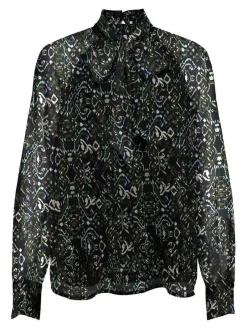 Only Puserot*pusero Onlsonia Life L/S Highneck Black ethnic boho