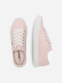 Only Shoes Tennarit Ja Sneakerit|Kävelykengät*tennarit Onlnicola Canvas Silver pink