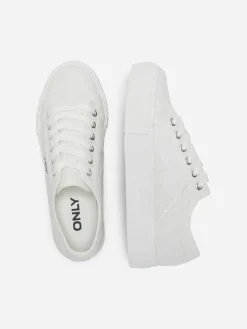 Only Shoes Tennarit Ja Sneakerit*tennarit Onlnoomi Platform Sneaker White