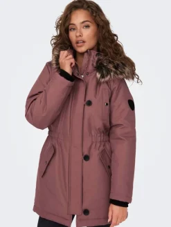 Only Talvitakit*takki Onliris Rose brown