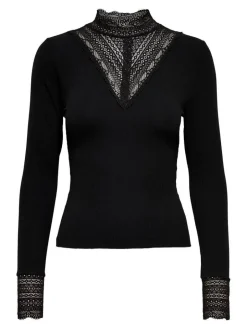 Only Trikoopaidat Ja Colleget*trikoopaita Onltilde Black