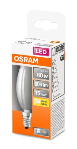 Osram Lamput Ja Valaisintarvikkeet*LED kynttilälamppu 806lm 2700K E14