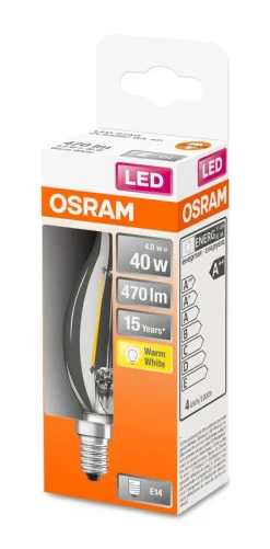 Osram Lamput Ja Valaisintarvikkeet*LED Liekki kynttilälamppu 470lm 2700K E14