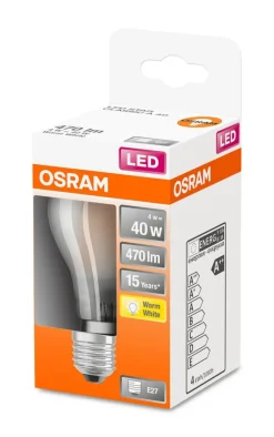 Osram Lamput Ja Valaisintarvikkeet*LED vakiolamppu 470lm 2700K E27