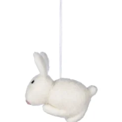 Pentik Pääsiäinen*huopakoriste Jänönen 6 cm valkoinen