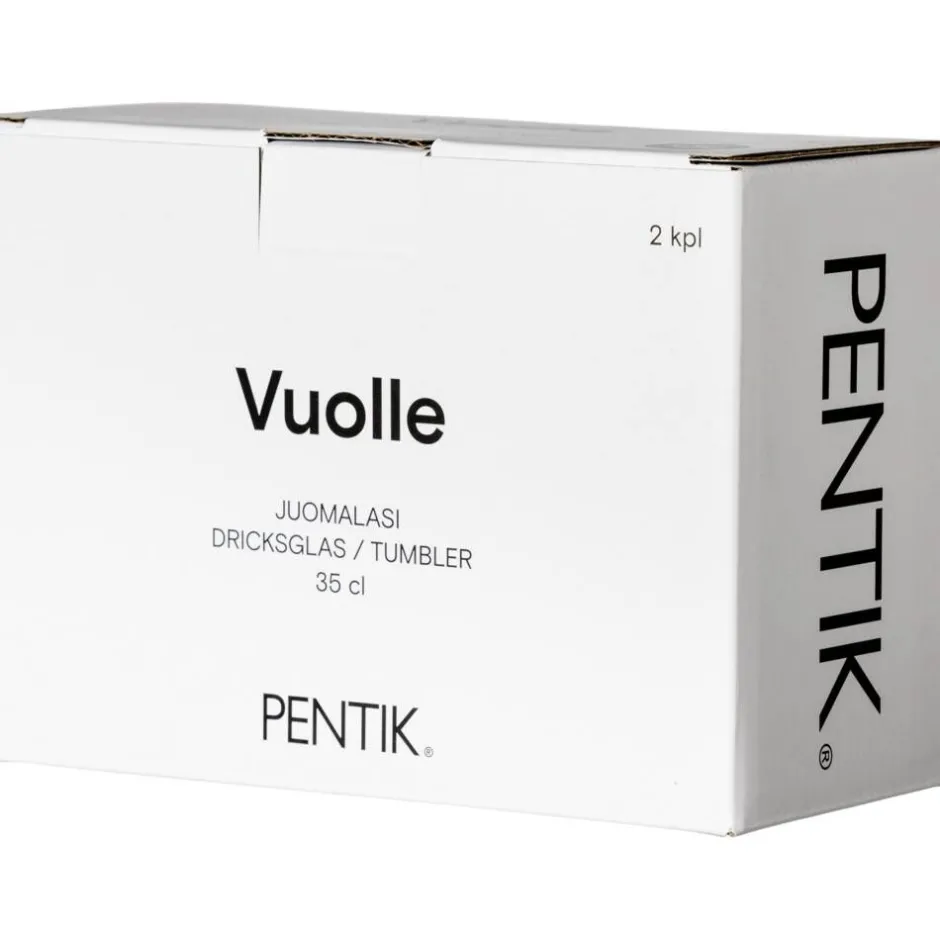 Pentik Astiat*juomalasi Vuolle 35 cl kirkas 2 kpl