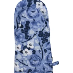Pentik Keittiötekstiilit*patakinnas Lapin Kukka 16x31 cm sininen