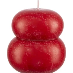 Pentik Kynttilät Ja Huonetuoksut*Pistaasi pöytäkynttilä punainen 9x9 cm