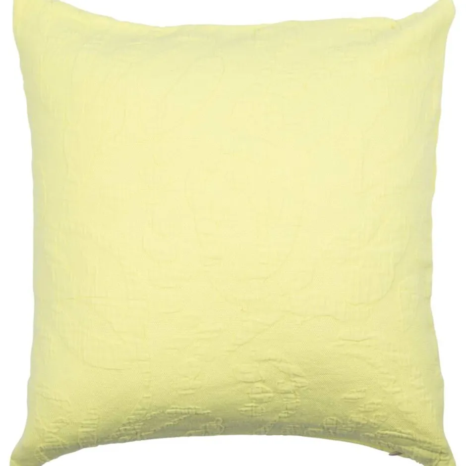 Pentik Sisustustekstiilit*tyynynpäällinen Minttu 45x45 cm jacquardpuuvilla kelt