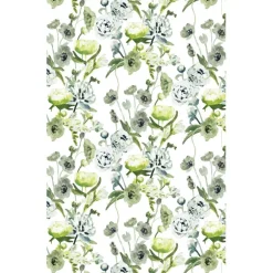Pentik Kankaat Ja Käsityötarvikkeet|Keittiötekstiilit*vahakangas Freesia 150 cm vihreä