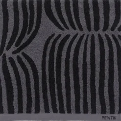 Pentik Kylpyhuone- Ja Saunatekstiilit|Kylpyhuone- Ja Saunatekstiilit*Vilja kylpypyyhe musta 70x150 cm