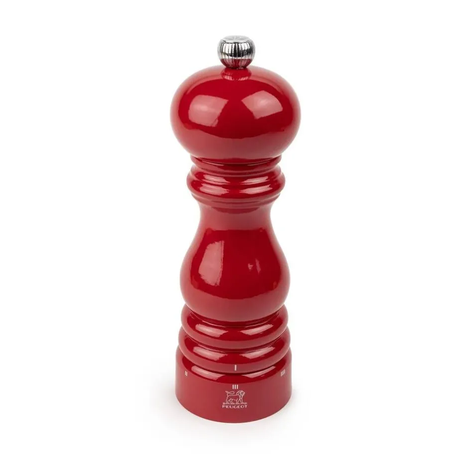 Peugeot Keittiötarvikkeet*Z-suolamylly Paris karkeudensäädöllä 18 cm Red Passi