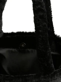 Pieces Laukut Ja Kassit*laukku PCJanice Fur Shopper Black