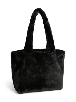Pieces Laukut Ja Kassit*laukku PCJanice Fur Shopper Black