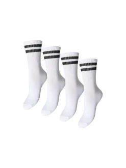 Pieces Sukat Ja Sukkahousut*sukat Pccally 4-pack Bright white pack
