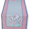 Pip Studio Keittiötekstiilit*kaitaliina Flower Festival 50x150 cm Blue
