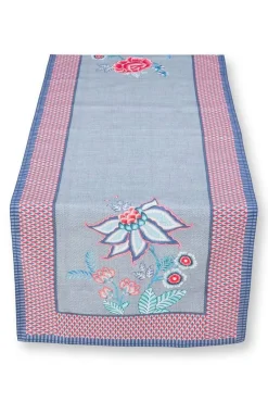 Pip Studio Keittiötekstiilit*kaitaliina Flower Festival 50x150 cm Blue
