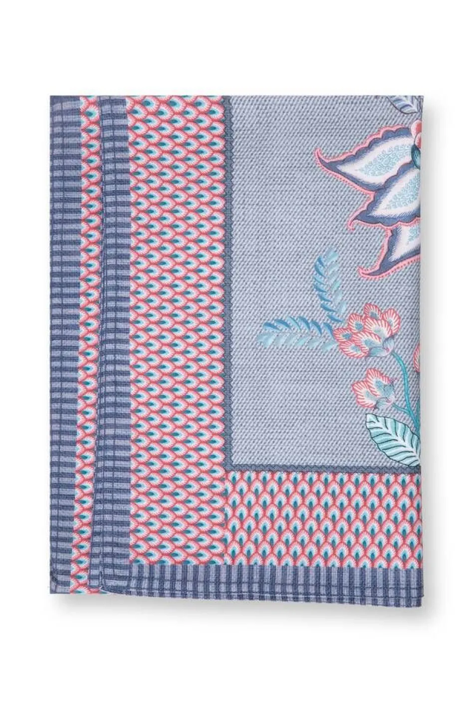 Pip Studio Keittiötekstiilit*kaitaliina Flower Festival 50x150 cm Blue