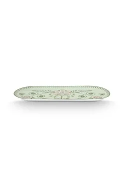 Pip Studio Tarjoilu*kakkutarjotin Lily&Lotus 33,3x15,5 cm Light Green