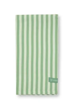 Pip Studio Keittiötekstiilit*keittiöpyyhe Stripes 65x65 cm 2 kpl Light Green