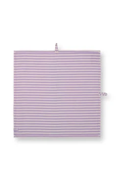 Pip Studio Keittiötekstiilit*keittiöpyyhe Stripes 65x65 cm Lilac 2 kpl