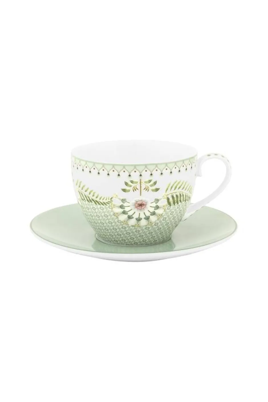 Pip Studio Astiat*kuppi & lautanen Lily & Lotus Tiles 280 ml