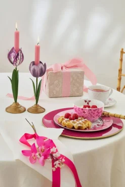 Pip Studio Lyhdyt Ja Kynttilänjalat*kynttilänjalkasetti Metal Lilac